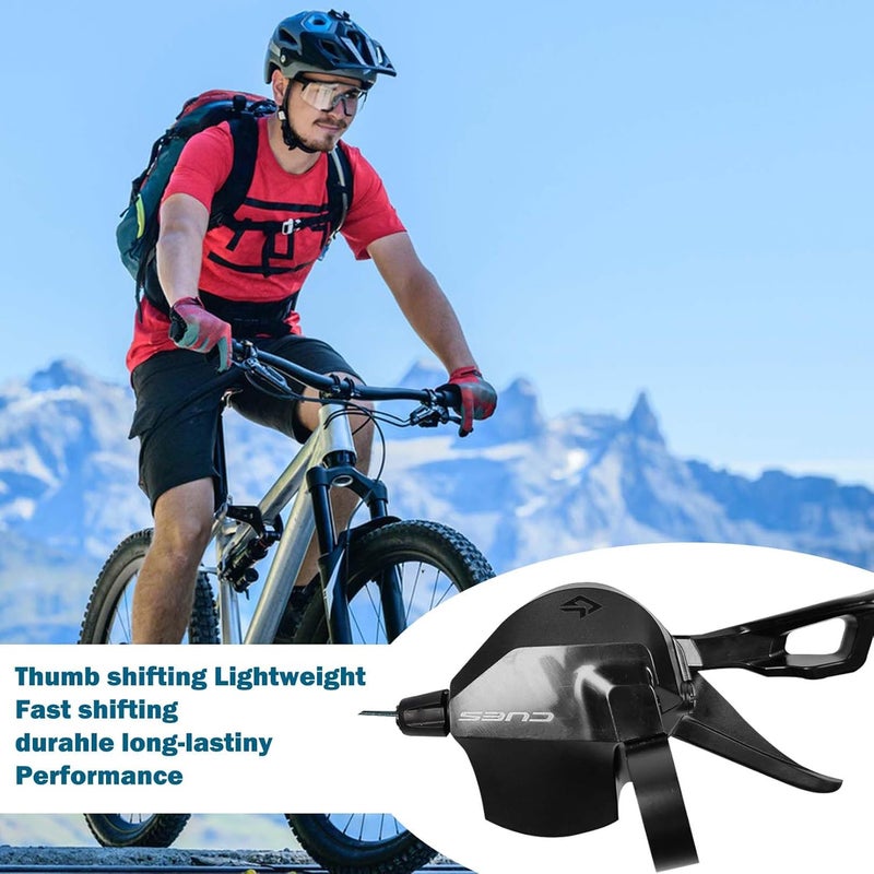 Relwears Bike Shifter SL-U4000 9 Speed Right Thumb Gear Shifter 9 Speed Shifter for Moutain Bike, Road Bike, Folding Bike and Commuter Bike - Image 5